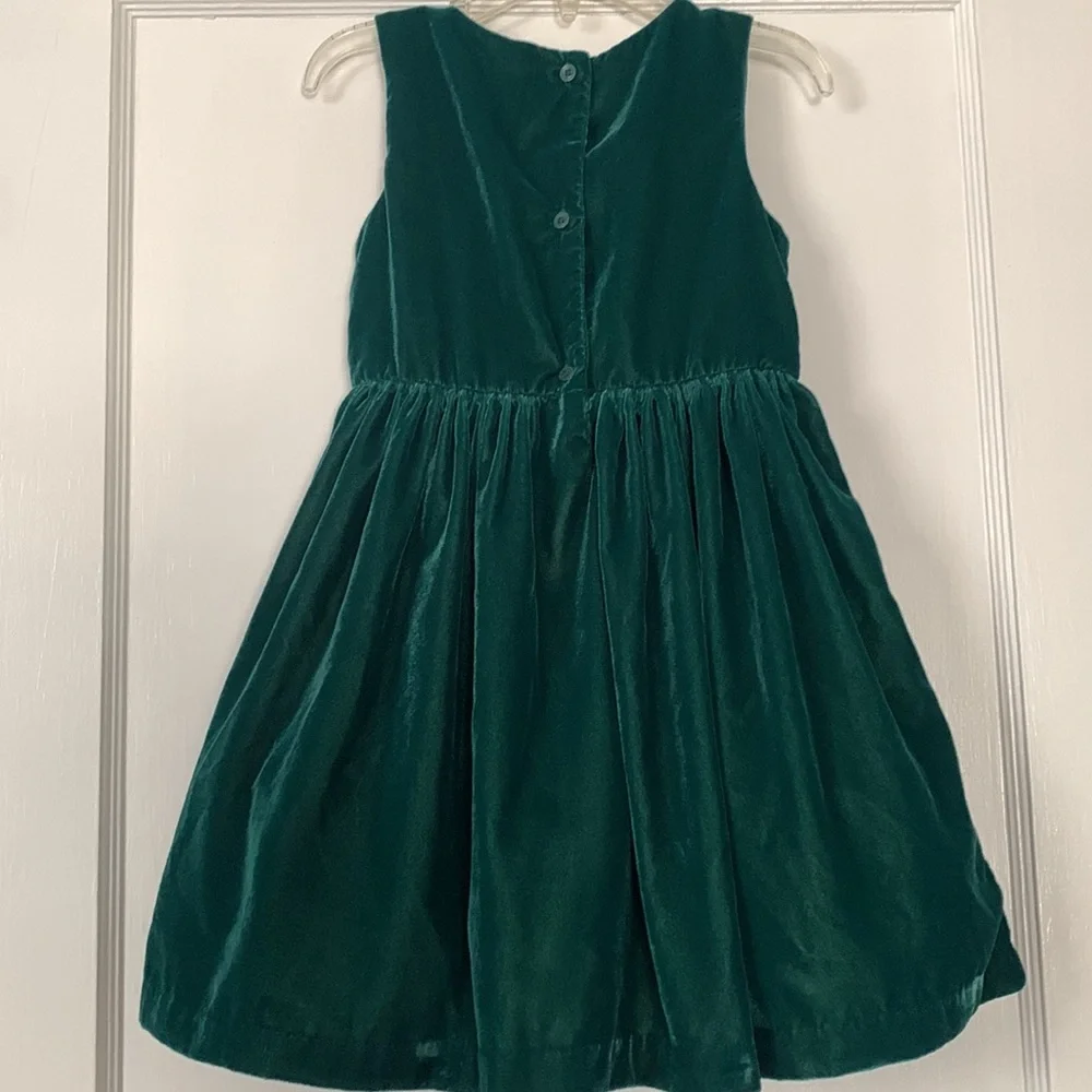 Gymboree Velvety Green Tank Dress 3T